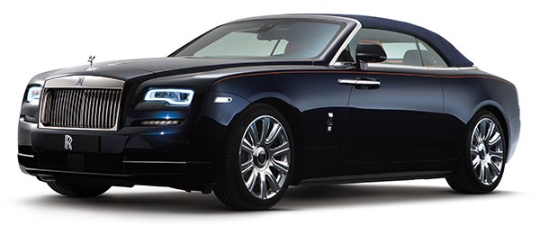 Rolls-Royce Dawn, mit geschlossenem Verdeck width=