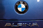 BMW Alpina Z8, BMW Logo und Alpina Schriftzug auf dem Heck