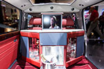 Minilimo / Austin Mini 4-door salon, mit Plasma-TV im Innenraum