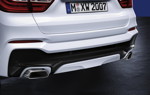 BMW X4, BMW M Performance Endrohrblenden Chrom
