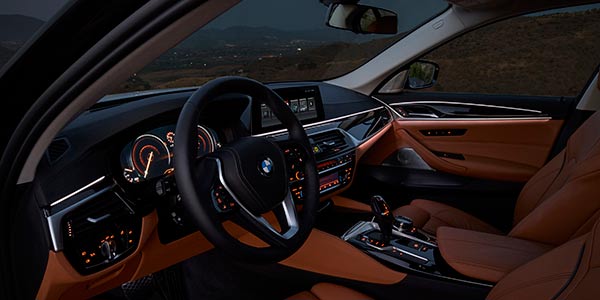BMW 5er Limousine, Luxury Line, mit ambienter Beleuchtung