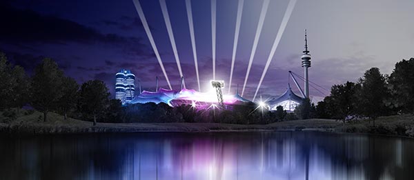 Die BMW Festival Night am 9. und 10. September 2016 im Mnchner Olympiastadion.