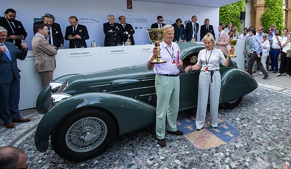 Concorso d'Eleganza Villa d'Este 2016: Lancia Astura Series II, Sieg beim Coppa d'Oro Villa d'Este.