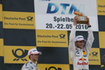 Spielberg, 21. Mai 2016. BMW Motorsport, DTM-Rennen 3, Zweiter Tom Blomqvist (GB) und Gewinner Marco Wittmann