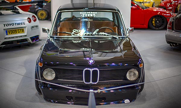 BMW 2002 tii (E10), Baujahr 1973, ausgestellt in der tuninigXperience, Essen Motor Show 2016
