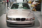 BMW 525i Touring (E39), Baujahr 2002, M54-Motor, Eisenmann Edelstahl-Abgasanlage ab Kat, Mittelschalldämpfer entfernt