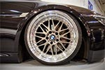 BMW 635d (E63), mehrteilige Rial 'Daytona-Race' Felgen, Felgen umgeschlüsselt auf 10J x 19 Zoll (VA) und 11J x 19 Zoll (HA)