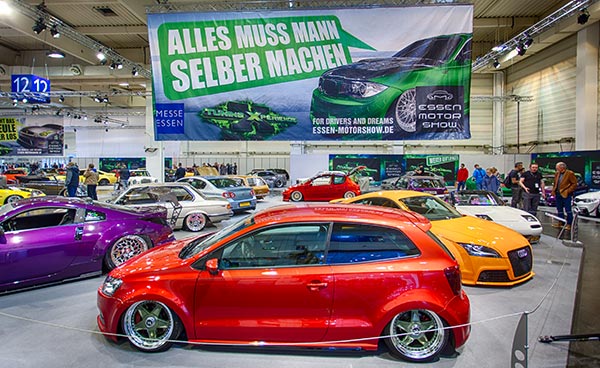 Sonderausstellung 'tuningXperience' auf der Essen Motor Show 2015 in Halle 12 und Halle 1A