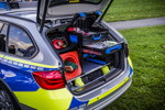 BMW auf der GPEC 2016: BMW 318d Touring als Polizeiauto