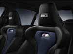 Exklusive Sonderedition BMW M3 '30 Jahre M3'. Sitze mit M Logo, Kopfstützen mit Schriftzug '30 Jahre M3'