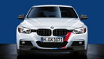 BMW 3er Limousine (F30), BMW M Performance Frontstreifen.