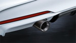 BMW 3er Limousine (F30), BMW M Performance, Schalldämpfer-System, Endrohrblenden Carbon.