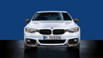 BMW 4er Coupé (F32), BMW M Performance, Frontziergitter Schwarz, Frontsplitter Carbon, Außenspiegelkappen Carbon.