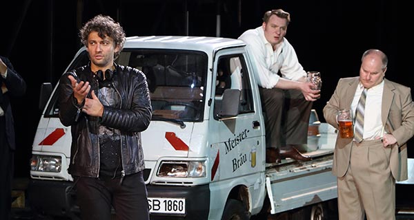 Szene aus 'Die Meistersinger von Nrnberg' an der Bayerischen Staatsoper