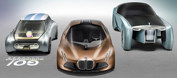 BMW Group VISION NEXT 100 Vehicles