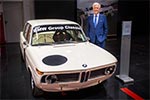 BMW 1800 Renn-Tourenwagen mit BMW Group Classic Leiter Ulrich Knieps
