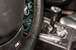 BMW M coupé, M Lenkrad mit M Logo und Nähten in M Farben
