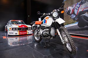 BMW R 80 G/S Paris-Dakar, Baujahr: 1984, ausgestellt auf der Techno Classica 2016