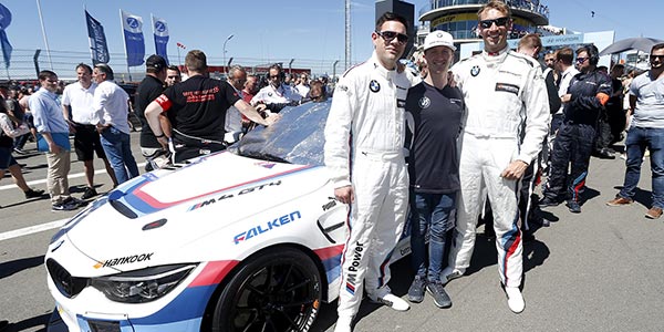 24h Rennen am Nürburging 2017. BMW M4 GT4 mit Start-Nr. #40, Fahrer: Dirk Adorf, Ricky Collard, Jörg Weidinger, Jethro Bovingdon.