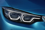 BMW 4er (Facelift 2017), neue gestalteter Scheinwerfer