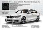 BMW 6er Gran Turismo, 640i xDrive, Mineralweiß, M Sportpaket, Technische Highlights