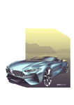 BMW Concept 8 Series, Designskizze
