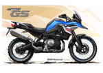 BMW F 850 GS, Designzeichnung