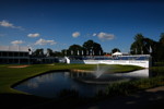 BMW International Open - Trib�ne am 18. Gr�n (Golfclub M�nchen Eichenried).