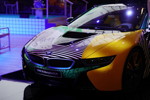 BMW i Memphis Style Weltpremiere bei Salone del Mobile 2017. BMW i8.