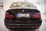 BMW M3 (E46) mit Breitbau, Stoßstange hinten angepasst, 'CSL' Kofferraumdeckel.