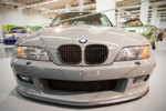 BMW Z3 Coupé, foliert in 'Dark Grey Glossy'.