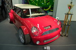 MINI Cooper Hot Rod, Neulackierung im orig. Rot-Ton des 1965 Mini.