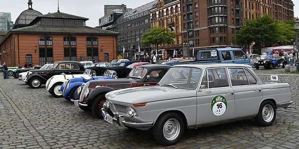 BMW Group Classic auf der Rallye 'Hamburg-Berlin-Klassik' 2017.