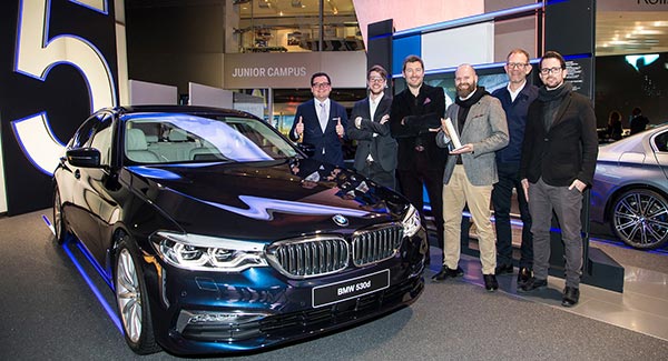 BMW 5er Limousine erhlt die hchste Ehrung mit dem 'iF Gold Award 2017'.