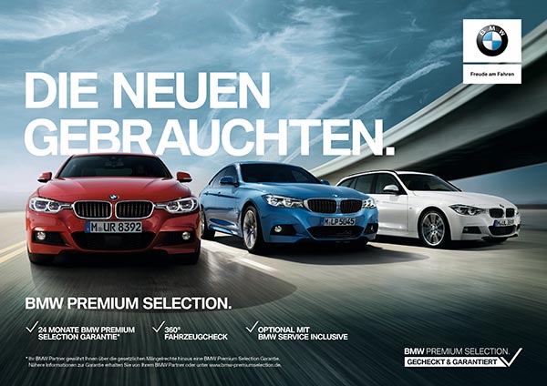 BMW Premium Selection. Neuausrichtung der Premium Gebrauchtwagen-Programme der BMW Group in Deutschland.