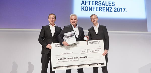 Sonderpreis für die höchste Gesamtpunktzahl BMW: Autohaus Melkus GmbH, Chemnitz.