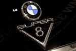 BMW 3200 S, Super V8 Logo auf der Heckklappe