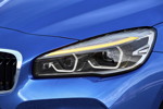 BMW 2er Gran Tourer (Facelift 2018), neu gestaltetes Leuchtendesign bei den optionalen LED- und Adaptiven LED-Scheinwerfern.