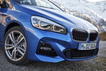 BMW 2er Gran Tourer (Facelift 2018), neue Frontoptik und neu gestaltete LED Nebelscheinwerfer.