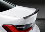 BMW M Performance Parts für den neuen BMW 3er, M Performance Heckspoiler in Carbon.