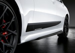 BMW M Performance Parts für den neuen BMW 3er, M Performance Seitenschwellerfolie.