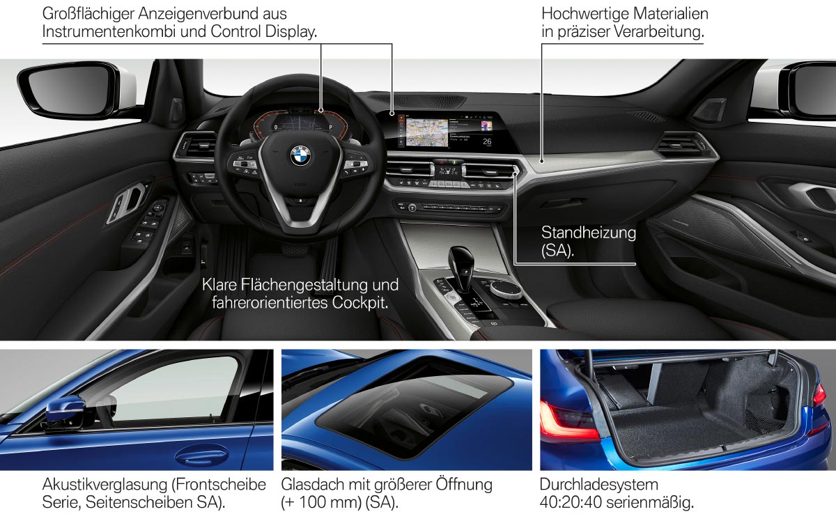 BMW 3er Limousine - Interieur Highlights