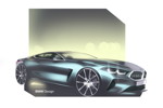BMW 8er Coup� - Designskizze