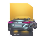 BMW 8er Coup� - Designskizze