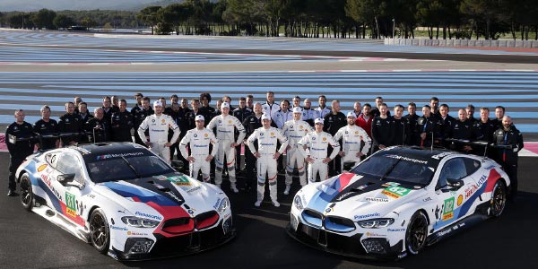 Le Castellet (FRA), 05. April 2018. BMW Motorsport, FIA WEC Prolog, Gruppenfoto.