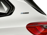 BMW X5 xDrive45e iPerformance, eDrive Schriftzug auf der C-Säule.