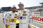 DTM-Saisonauftakt in Hockenheim, Timo Glock ( DEUTSCHE POST BMW M4 DTM), BMW Team RMR und Marco Wittmann (BMW Driving Experience M4 DTM), BMW Team RMG.