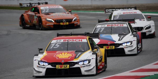 Spielberg (AUT), 22.09.2018, DTM-Rennen 17. Augusto Farfus (BRA) Shell BMW M4 DTM and Marco Wittmann (GER) BMW Driving Experience M4 DTM.
