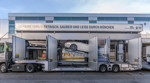 E-Lkw Fahrzeugtransport in die BMW Welt München