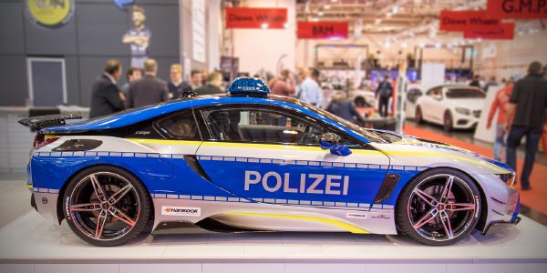 BMW i8 Polizeiwagen by AC Schnitzer auf der Essen Motor Show 2018